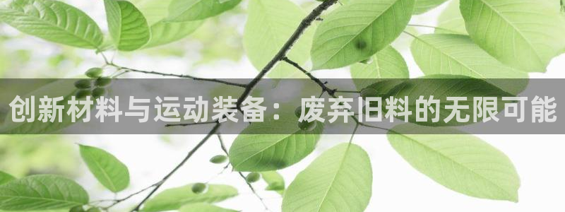 哈哈体育招商电话:创新材料与运动装备:废弃旧料的无限可能